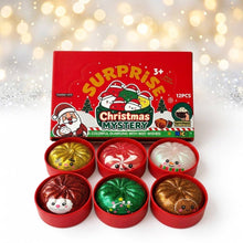 Load image into Gallery viewer, Aili's Corner - Christmas Holiday Glitter Slow-Rise Sugar Squeeze Maltose Dumpling Squishy Fidget Toy