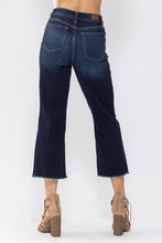 Load image into Gallery viewer, Judy Blue Ava High Waist Dark Wash Cropped Wide Leg
