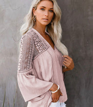 Load image into Gallery viewer, Alina Pink Boho Style Top
