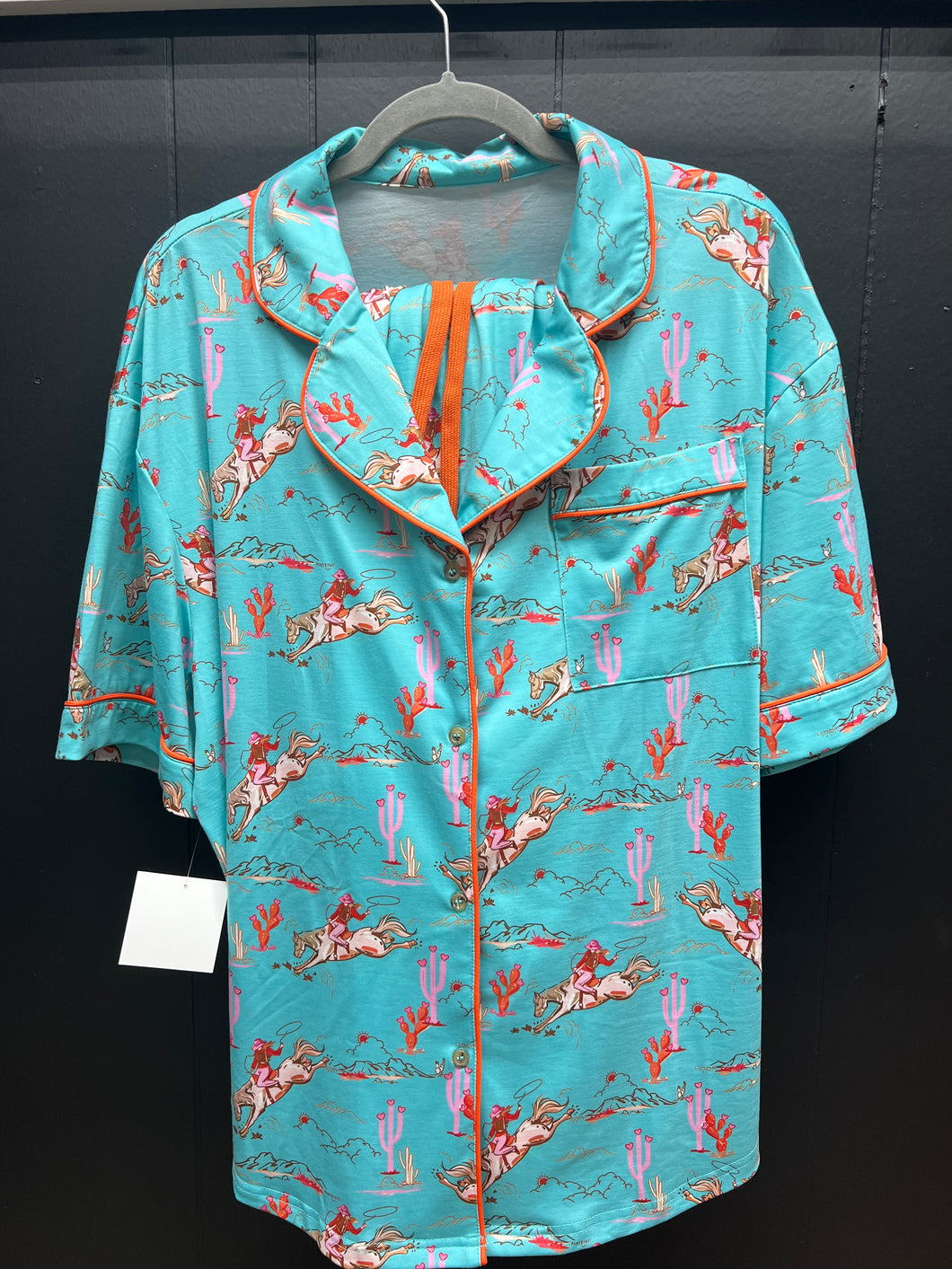Turquoise Cowgirl Pajamas!