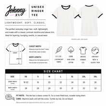 Load image into Gallery viewer, Johnny Threads - Spooky Halloween Graphic Ringer Tee
