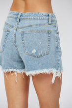 Load image into Gallery viewer, Mica Cool Blue HIGH RISE Shorts
