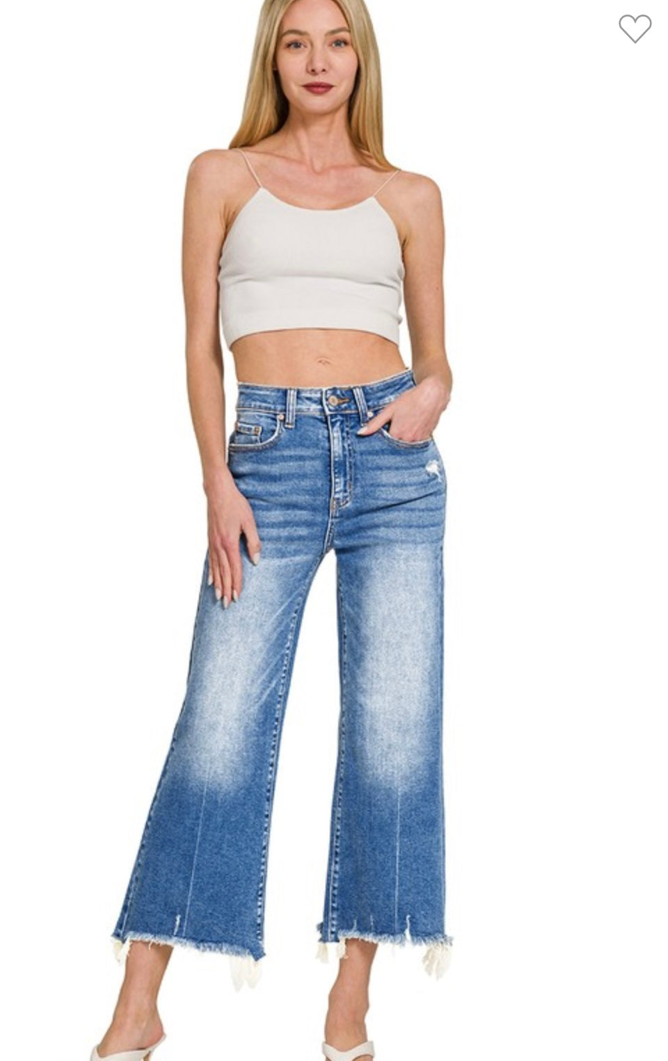 Zenana Alli Cropped Jeans