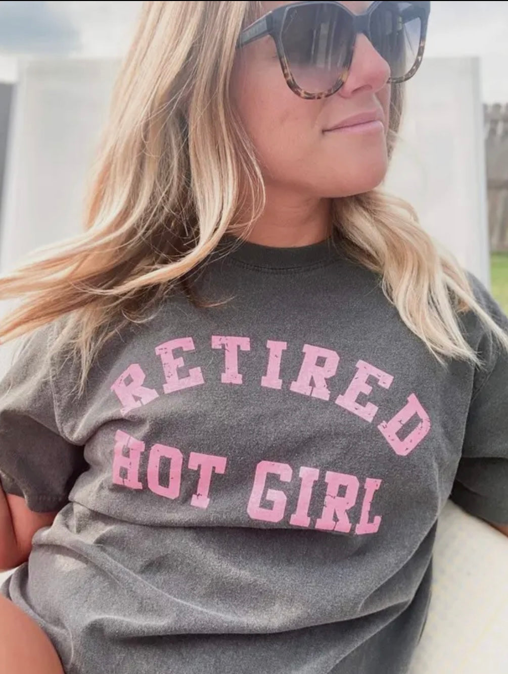 RETIRED HOT GIRL Graphic Tee