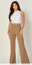 Load image into Gallery viewer, Jill Knit Crepe High Waist Flare Pants - Taupe
