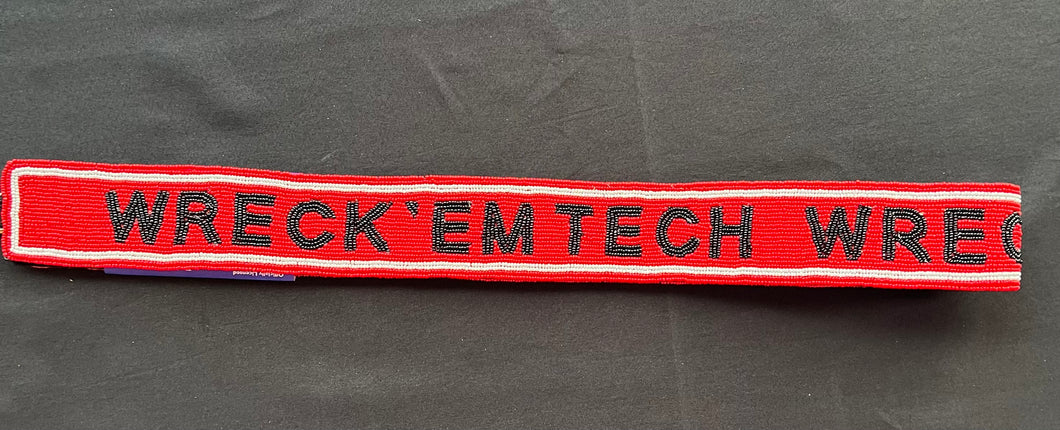 Texas Tech Beaded Purse Strap