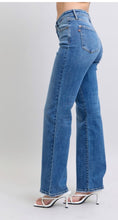 Load image into Gallery viewer, Judy Blue V FRONT High Waist WB VINTAGE WASH STRAIGHT LEG Jean
