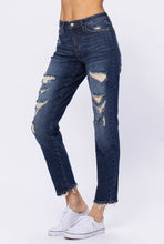 Load image into Gallery viewer, Judy Blue Kayce Mid-Rise Destroyed Boyfriend Jeans
